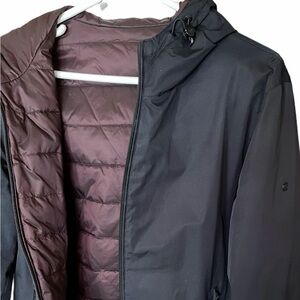 Massimo Dutti Men's Reversible Hooded Jacket - Size M